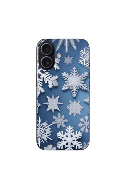 OEM Husa compatibila cu Apple iPhone 17 Silicon Gel Tpu Model Fulgi de Zapada