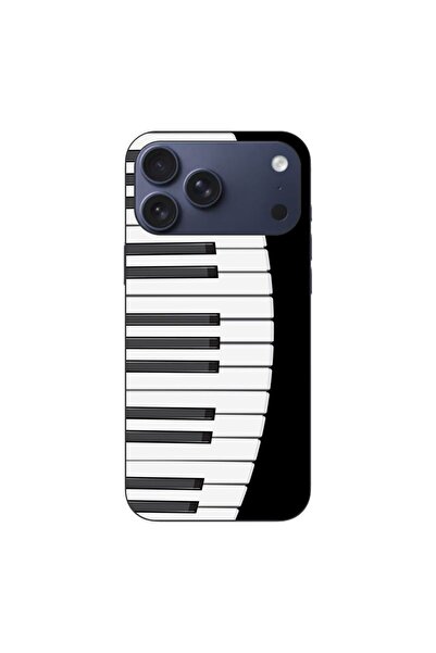 OEM Husa compatibila cu Apple iPhone 17 Pro Max Silicon Gel Tpu Model Piano Keys