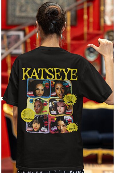 SEVBANO Katseye Kpop muzička grupa, majica sa leđnim printom, unisex, oversize