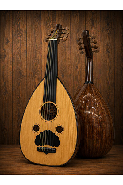 KARAZ MUSIC Syrian Musical Oud, Zribi Manufacture, Shamian Model, Cedar Top a...