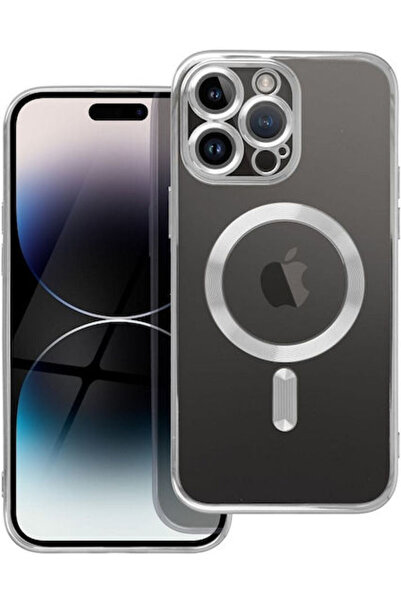 OEM Electro Mag Back Cover Silicone Silver (iPhone 16 Pro)