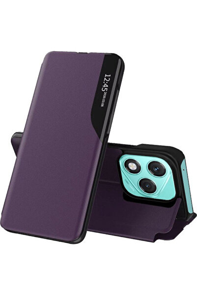 Techsuit Efold Σειρά Πορτοφόλι Σιλικόνης Μωβ (Honor 400 Lite)