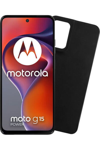 Other Volte-Tel Μαύρη Θήκη Πλάτης Σιλικόνης για Motorola Moto G15 Κωδικός: 83...