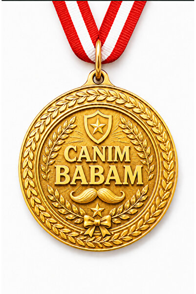 HiperAD Reklam CANIM BABAM HEDİYE MADALYASI Metal | BABALAR GÜNÜ MADALYASI AL...