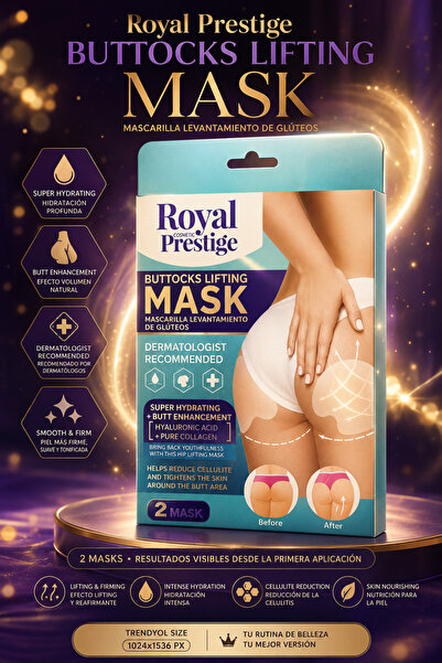 Royal Prestige Σετ 2 Buttocks Lifting Mask Ανόρθωσης Γλουτών