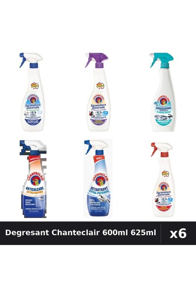 Chanteclair Set 6 Degresant Universal 600ml 625ml - Bicarbonat, Mosc, Marsili...