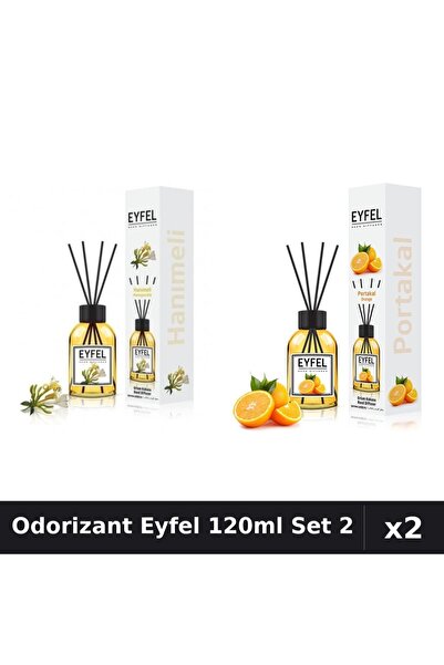 Eyfel Set 2 Odorizante Camera cu Betisoare 120ml - Mana Maicii Domnului, Port...
