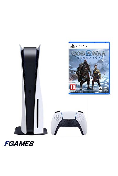 Sony Consola Playstation 5, Ps5 Ediția cu disc 825GB + God Of War Ragnarok Pl...
