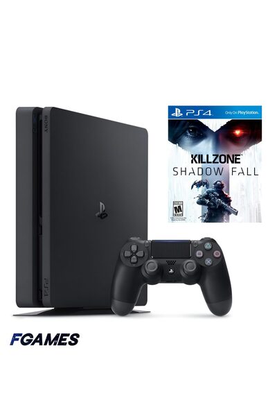 Sony Consola Playstation 4 Slim Ps4 1TB + Controller + Killzone Shadow Fall P...