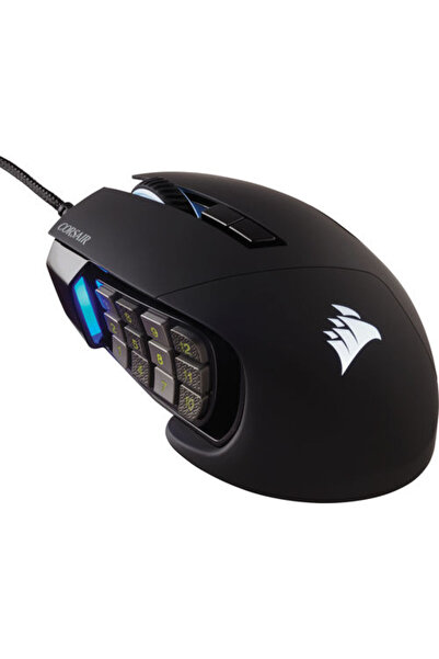 Corsair Σκιμιτάρ RGB Elite Ποντίκι Gaming 18000 DPI Μαύρο