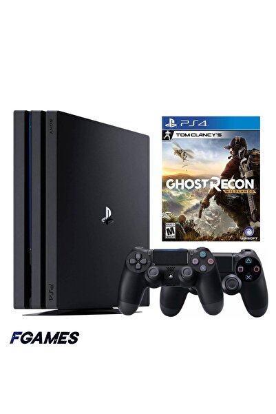 Sony Κονσόλα Playstation 4 Pro Ps4 1tb + Δύο Χειριστήρια + Tom Clancy& # x201...