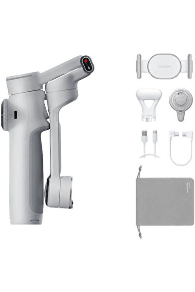 Insta360 Flow 2 Pro Creator Kit Gimbal Τηλεφώνου με Σταθεροποίηση 3 Αξόνων κα...