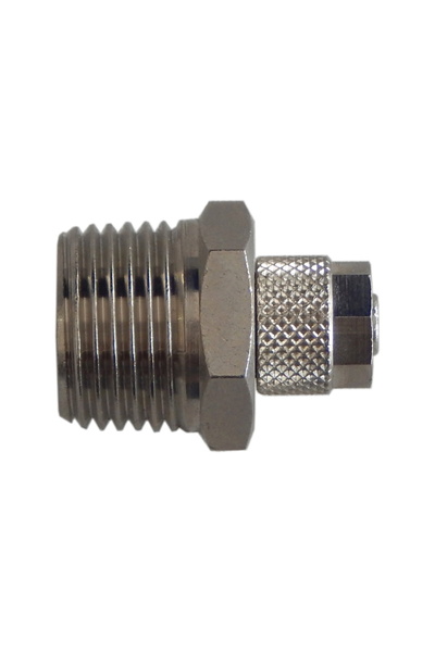 Beta Shoes Ρακόρ Μεταλλικό Ίσιο 1/2″ αρσ. – 6×8 σωλ. Βιδωτό [κωδ.669]