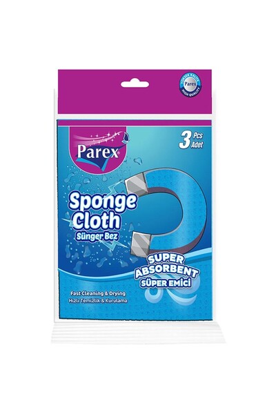 Parex Set 4 x 3 Lavete Umede Super Absorbante