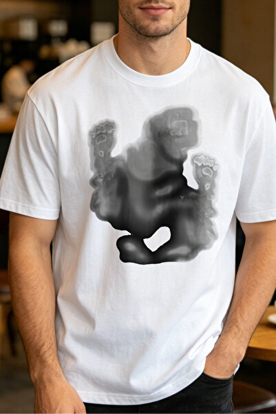 Fleck Abstract Ink Blot Design T Shirts For Men Artistic Splash Pattern Mens ...