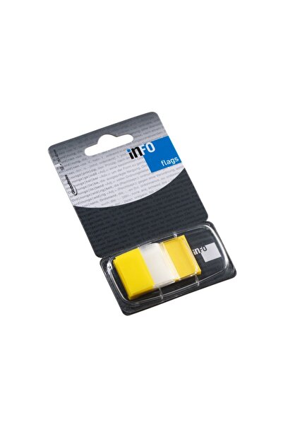 Info PageMarker 25 x 43 mm 50 coli trans Flags galben