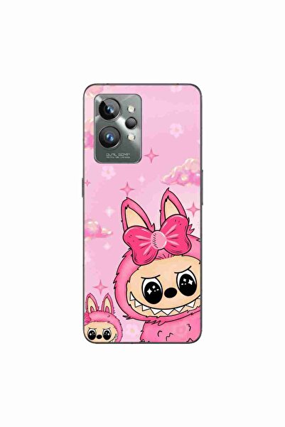 OEM Case compatible with Realme GT2 Pro Silicone Gel Tpu Model Labubu Pink Fa...