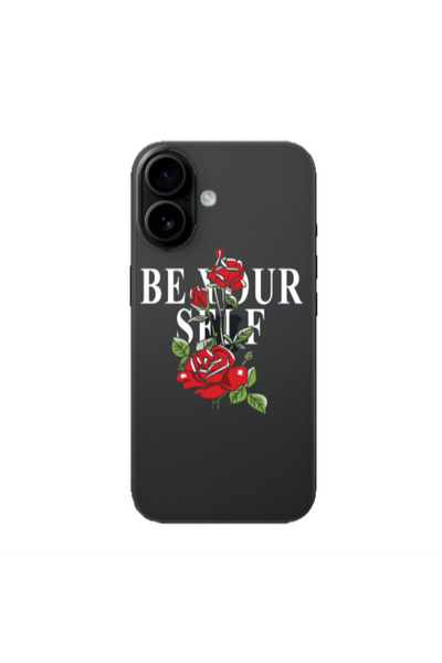 Other Apple Iphone 16 plus Be Your Self Transparent Silicone TPU Θήκη