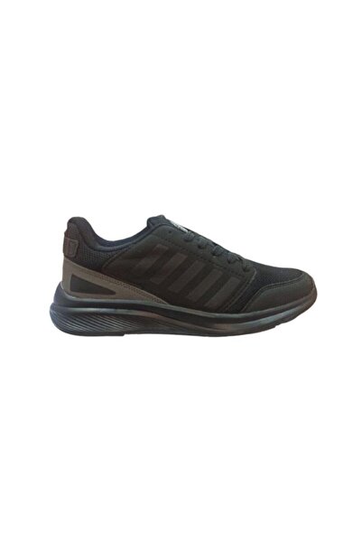 M.P. Comfortable Lace-Up Casual Sneaker Shoes Black Men's Sports Shoes