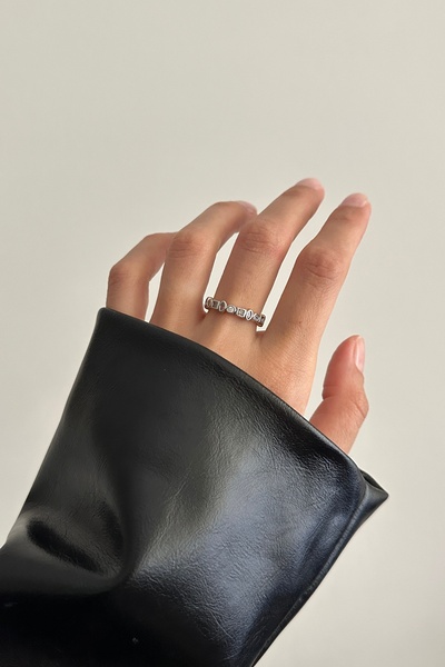 Okko Store Double Color Stones Ring