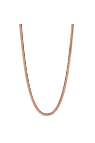 Visetti Κολιέ Αλυσίδα Φαρδιά Rose Stainless Steel, , HT-WKD009R