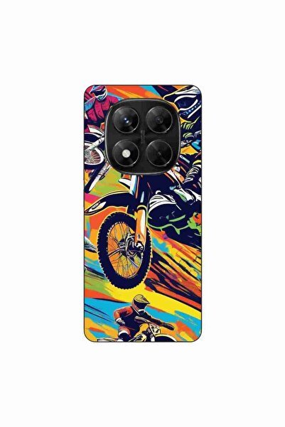 OEM Калъф, съвместим с Xiaomi Redmi Note 14 Pro 5G, силиконов гел TPU, с десе...