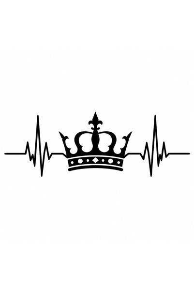 UAStudio Auto Rhythm Sticker King Crown Model Sticker