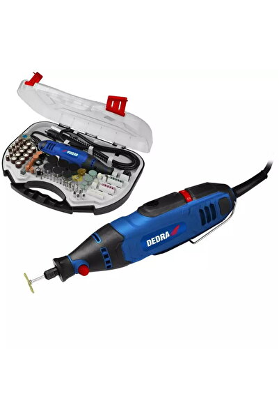 DEDRA EXIM Mini polizor 135W вЂ“ set cu accesorii 215 buc, geantДѓ