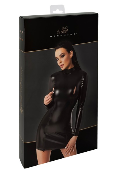 Noir Lenjerie de damă – Rochie cu mânecă lungă, mărimea L, negru, L – Design ...