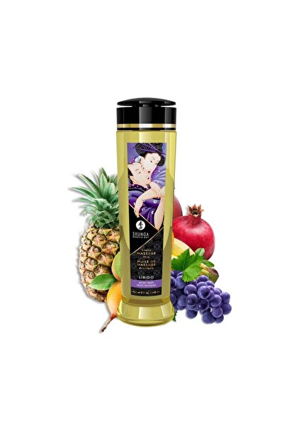 Shunga ULEI DE MASAJ EROTIC 240 ml / 8 oz FRUCTE EXOTICE