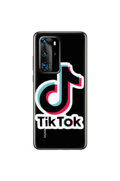 Other Huawei P40 Pro Tik Tok Transparent Silicone TPU Θήκη