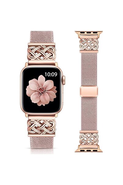 Orso Λουράκι Celtic Stretchy Band Rose Gold Apple Watch 38/40/41/42 Series 10/11