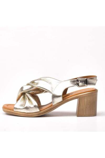 Gusse Diandra Women's Genuine Leather Heeled Sandals 2213
