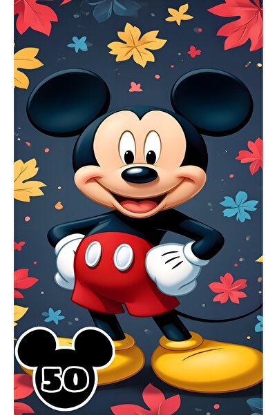 Disney Mickey Mouse - Coloring Book for Kids - 50 Creative and Cute Drawings