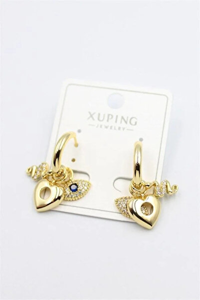 Marsilyan Nvdn- Ieg - Stone Charm Earrings - Gold Iegrs-Nvdn1