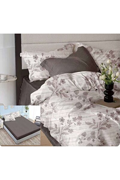 NufJoy Double Bed Linen Top Bottom Set Fine Thick 6 Pieces, Stretchy Sheet 16...