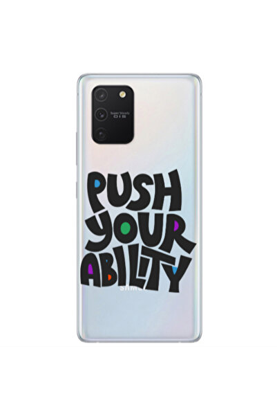 Other Samsung S10 Lite / A91 Push Your Ability Transparent Silicone TPU Θήκη