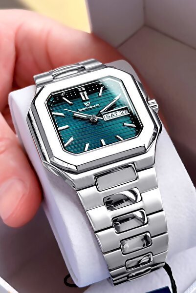 Tonny Walker Men's Watch - Silver Color - Steel Band - Water Resistant - All ...