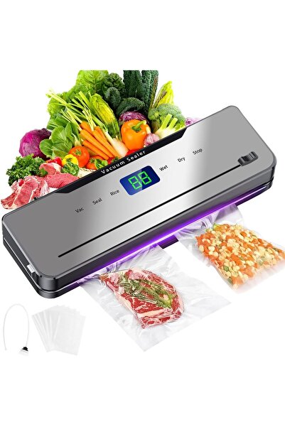 NECOMI Vacuum Sealer Machine, Automatic Sealing Food Saver with 30Pcs Sealing...