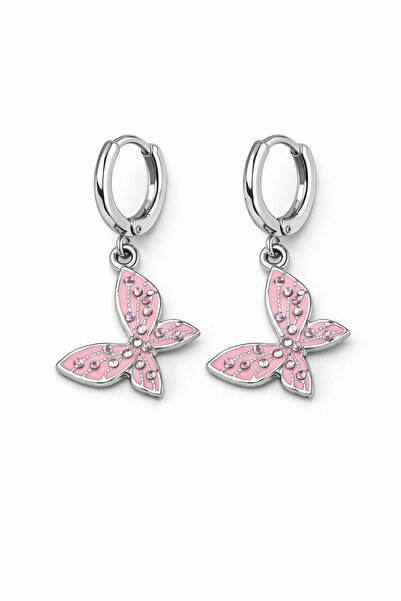 MakeWell Mixed Figure Silver Color Cute Dangle Earrings