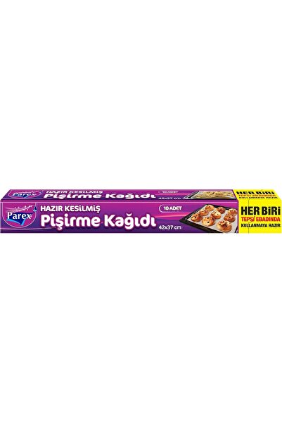 Yıldızan Terra Organic Pre-Cut Baking Paper 10 Sheets (42 X 37 cm) Terra Orga...
