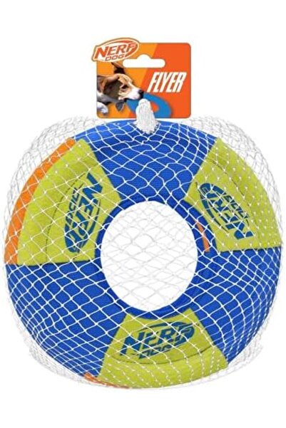 Yıldızan Terra Organik Nerf Dog Toss and Tug Ring Dog Toy, Frisbee, Lightweig...