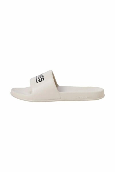 Jack & Jones Jack Jones Jfwollıe Slıder Ln Men's Beige Slippers 12236477-06