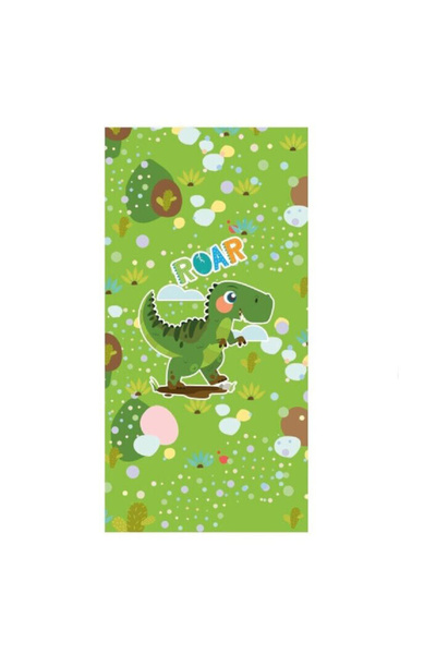JURASSIC WORLD Polyester beach towel, Dino, 70x140 cm Green