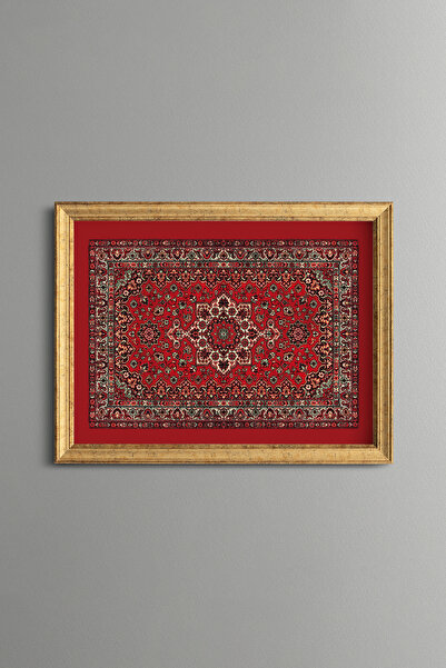 epiqart Red Carpet Pattern - Vintage Patterned Frame - Slim Model