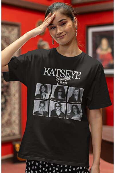 SEVBANO Katseye Kpop muzička grupa, unisex majica sa širokim krojem i printom