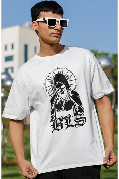SEVBANO Tricou oversize unisex cu imprimeu Black Label Society Rock Metal Mus...