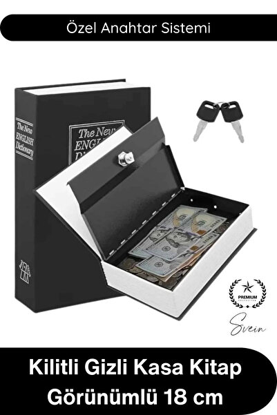 Svein # Safe Box Hidden Safe Book-Looking Dictionary Piggy Bank Money Jewelry...