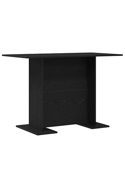 vidaxl Masă de dining Stejar negru 110 x 60 x 75 cm Lemn compozit