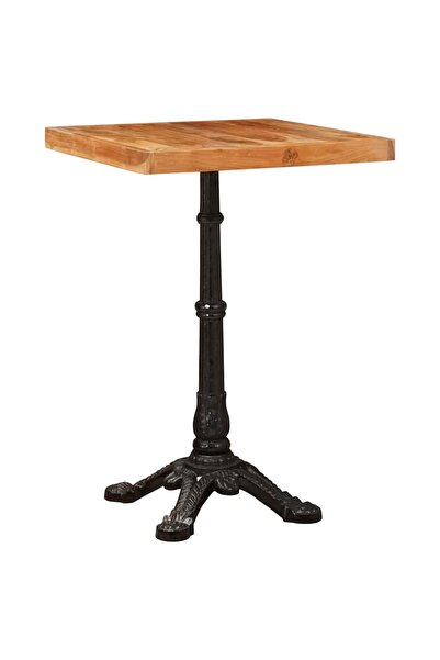 vidaxl Masă de bistro Maro 50 x 50 x 76 cm Lemn Solid de Acacia